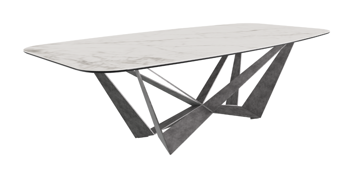 Cattelan Italia Skorpio Keramik Barrel Shaped Dining Table 200 & 240