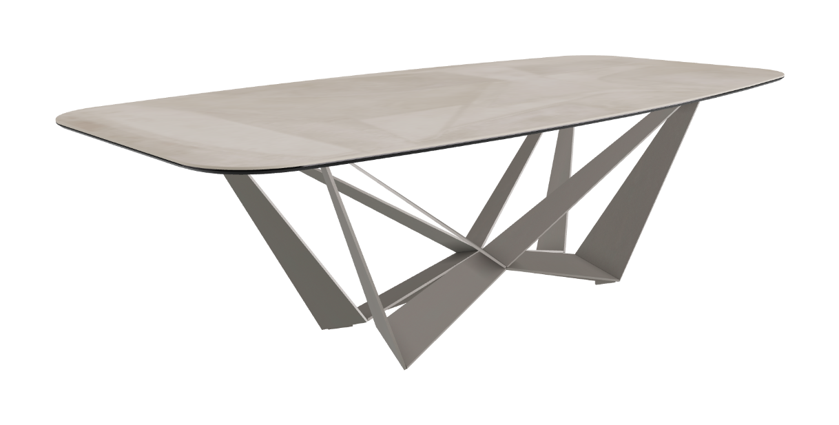 Cattelan Italia Skorpio Keramik Barrel Shaped Dining Table 200 & 240