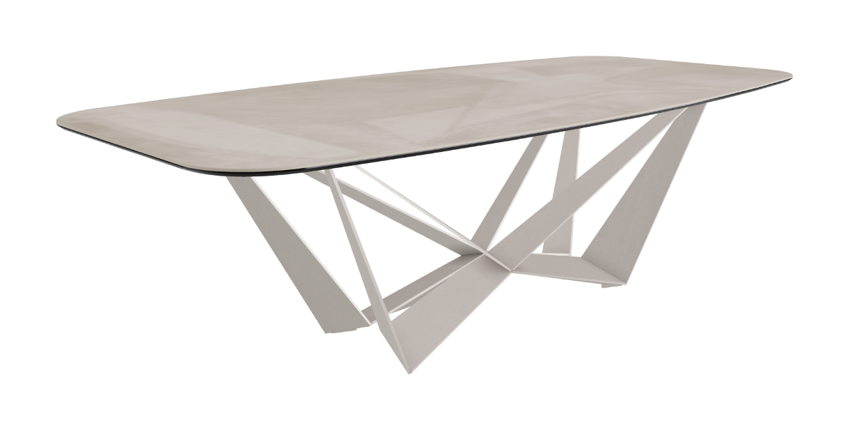 Cattelan Italia Skorpio Keramik Barrel Shaped Dining Table 200 & 240