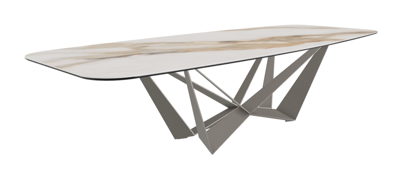 Cattelan Italia Skorpio Keramik Barrel Shaped Dining Table 300 & 320