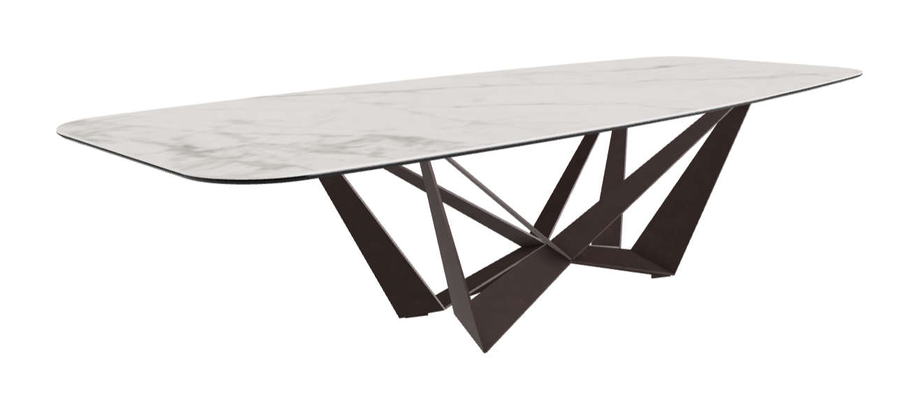 Cattelan Italia Skorpio Keramik Barrel Shaped Dining Table 300 & 320