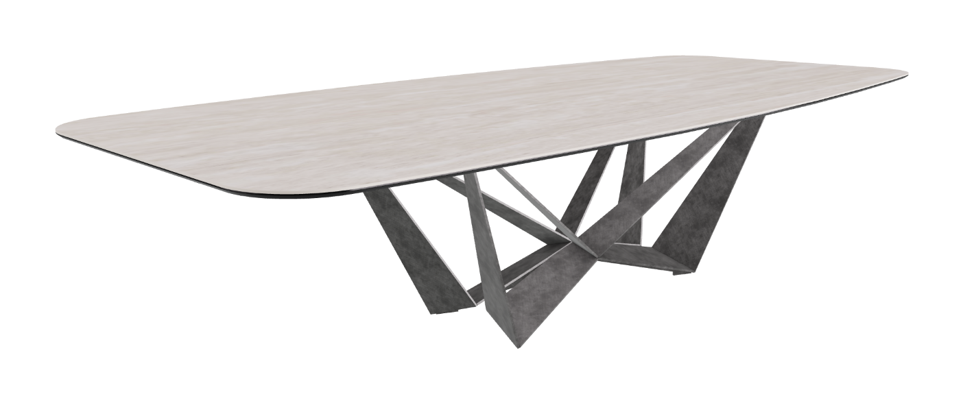 Cattelan Italia Skorpio Keramik Barrel Shaped Dining Table 300 & 320