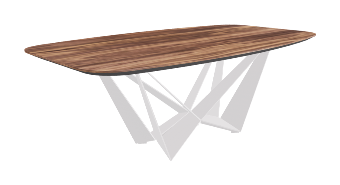 Cattelan Italia Skorpio Wood Barrel-Shaped Dining Table