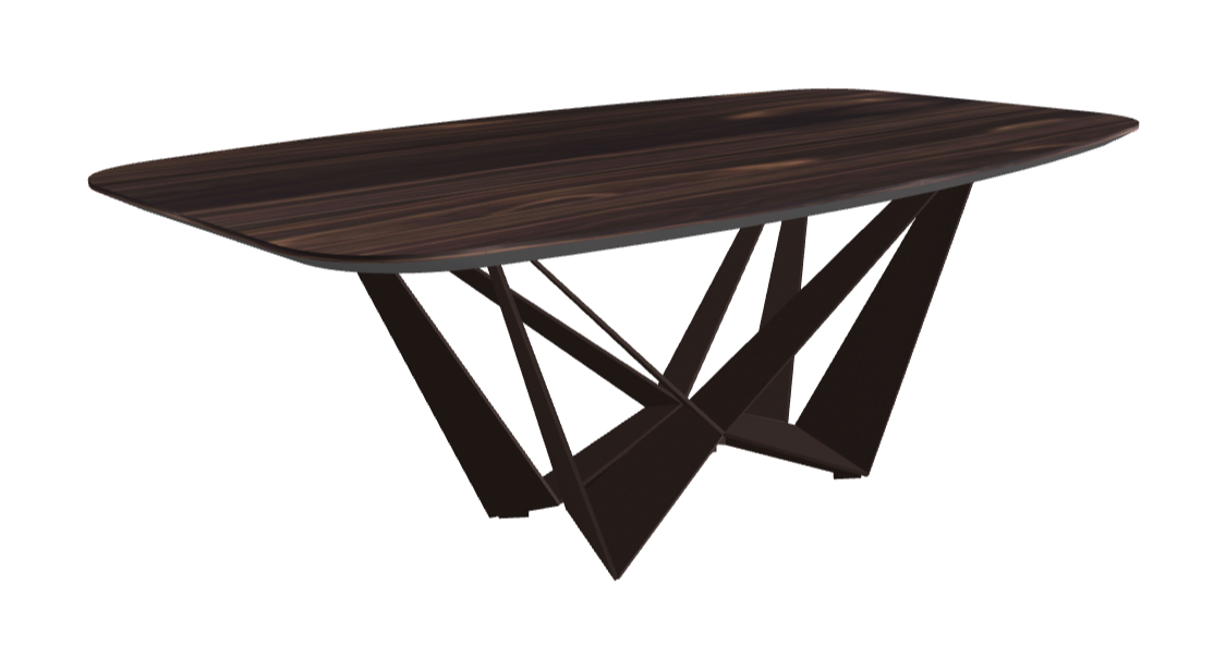 Cattelan Italia Skorpio Wood Barrel-Shaped Dining Table