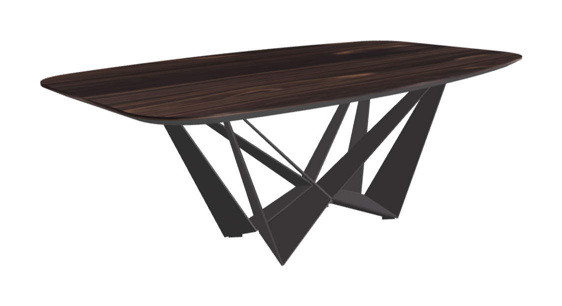 Cattelan Italia Skorpio Wood Barrel-Shaped Dining Table