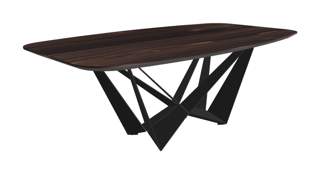 Cattelan Italia Skorpio Wood Barrel-Shaped Dining Table