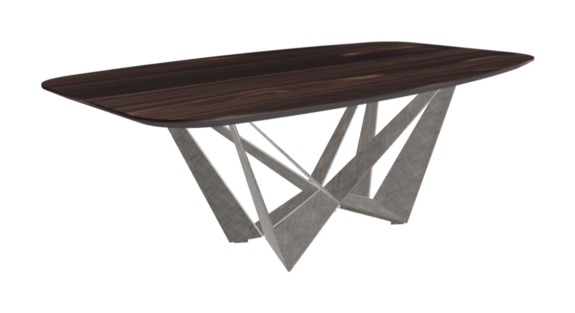 Cattelan Italia Skorpio Wood Barrel-Shaped Dining Table