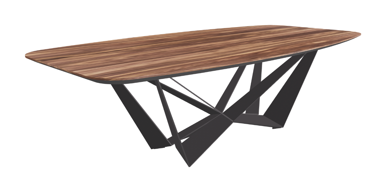 Cattelan Italia Skorpio Wood Barrel-Shaped Dining Table