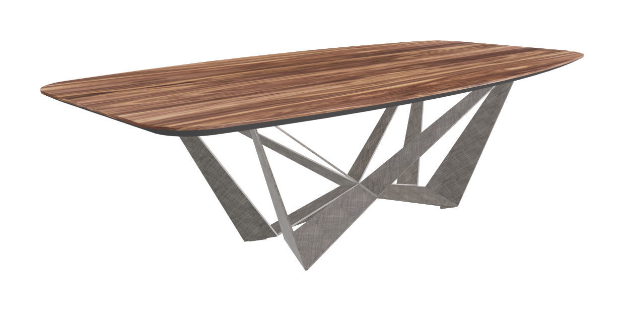 Cattelan Italia Skorpio Wood Barrel-Shaped Dining Table