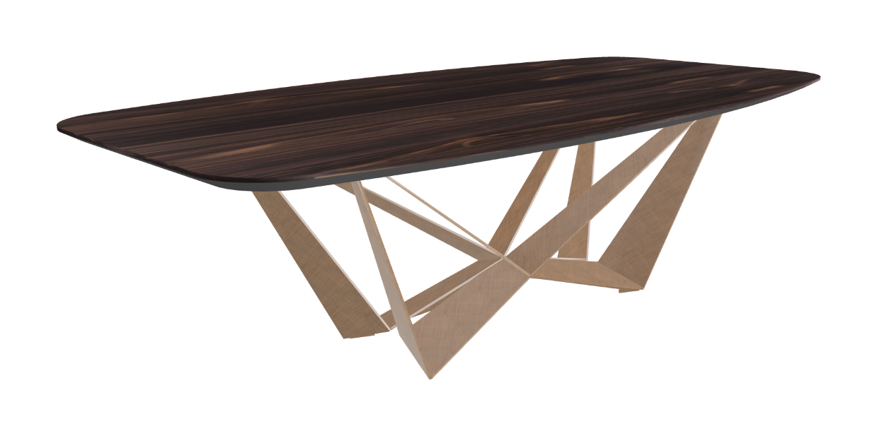 Cattelan Italia Skorpio Wood Barrel-Shaped Dining Table