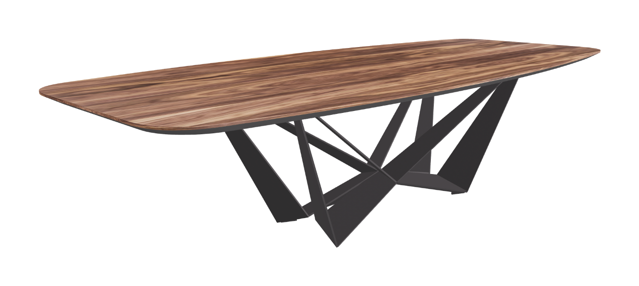 Cattelan Italia Skorpio Wood Barrel-Shaped Dining Table