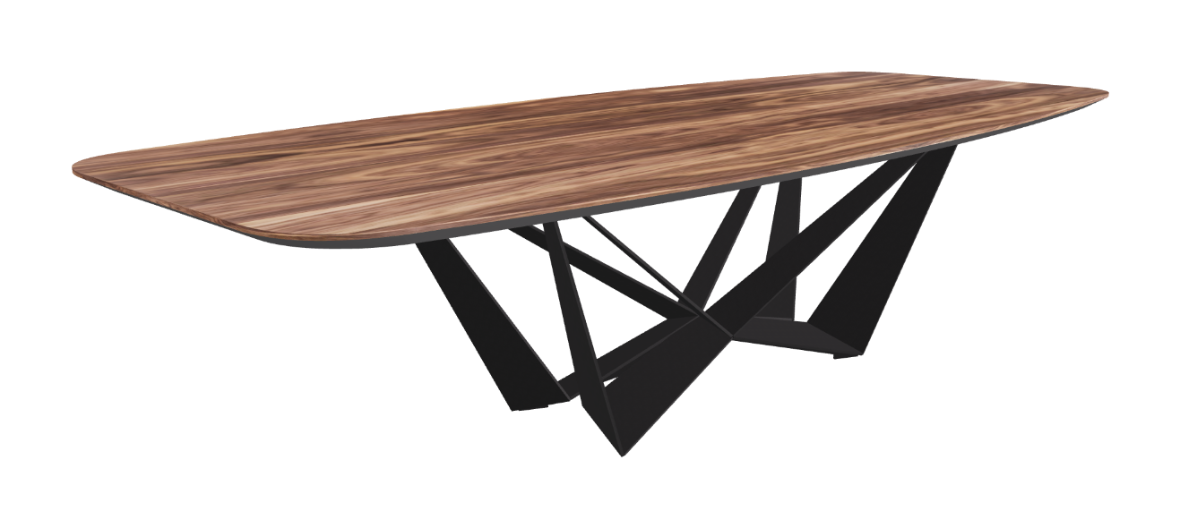 Cattelan Italia Skorpio Wood Barrel-Shaped Dining Table – Fast Delivery