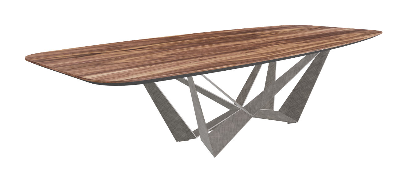 Cattelan Italia Skorpio Wood Barrel-Shaped Dining Table