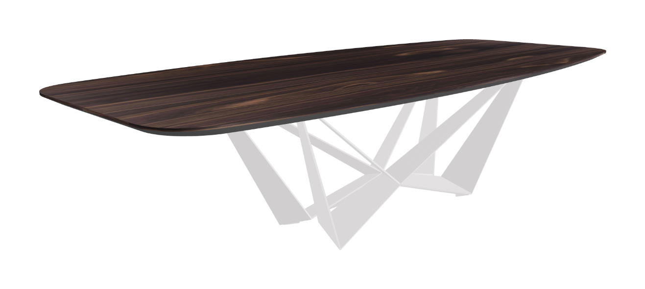 Cattelan Italia Skorpio Wood Barrel-Shaped Dining Table