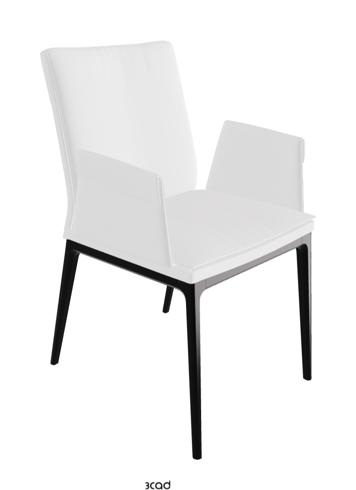 Sofia Dining Armchair_Matt Black_Fabric_B920