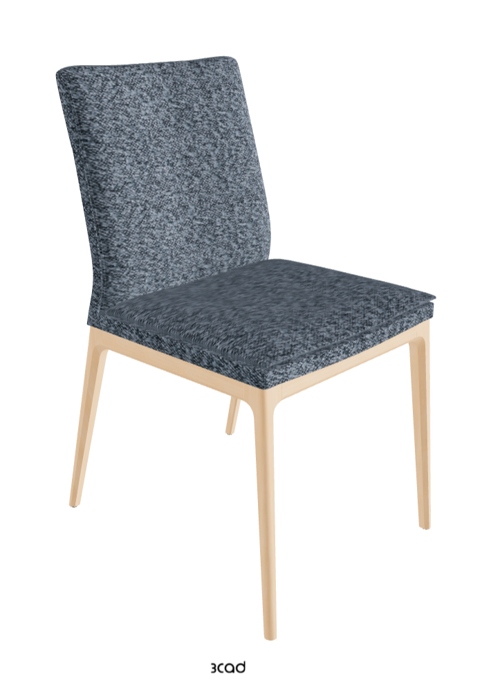 Sofia Dining Chair_Natural Stained Beech_Fabric_B245