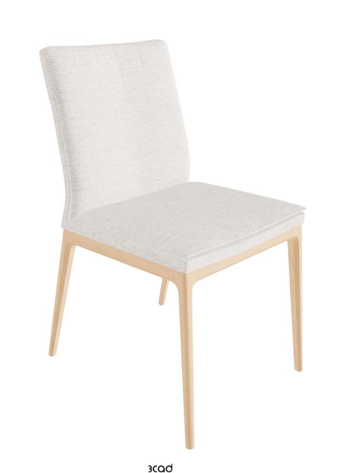 Sofia Dining Chair_Natural Stained Beech_Fabric_B730