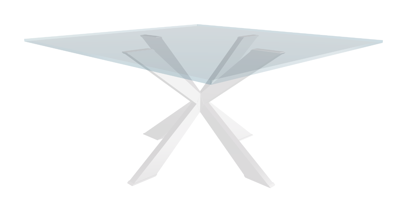 Cattelan Italia Spyder Glass Dining Table