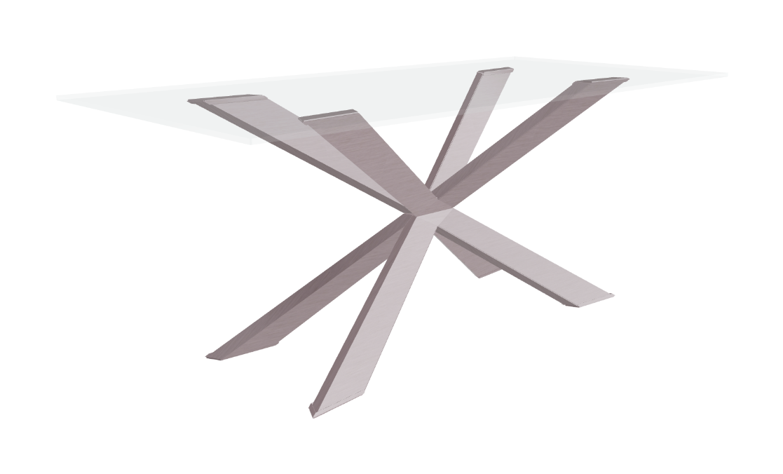 Cattelan Italia Spyder Glass Dining Table