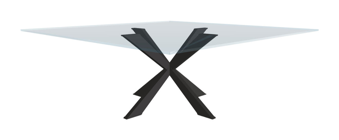 Cattelan Italia Spyder Glass Dining Table
