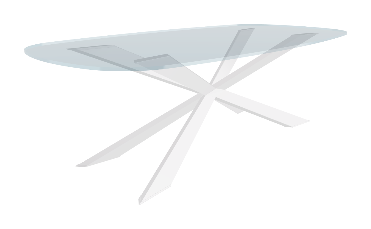 Cattelan Italia Spyder Glass Dining Table