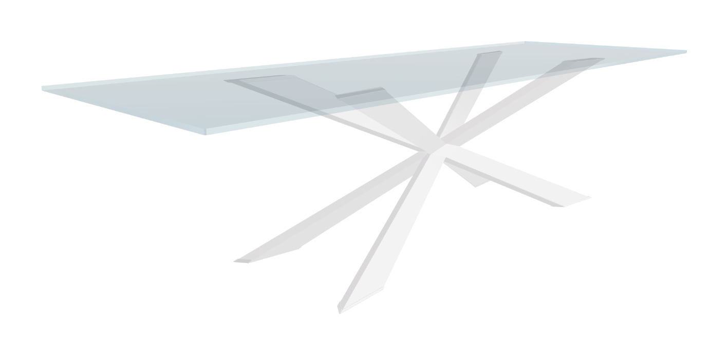 Cattelan Italia Spyder Glass Dining Table