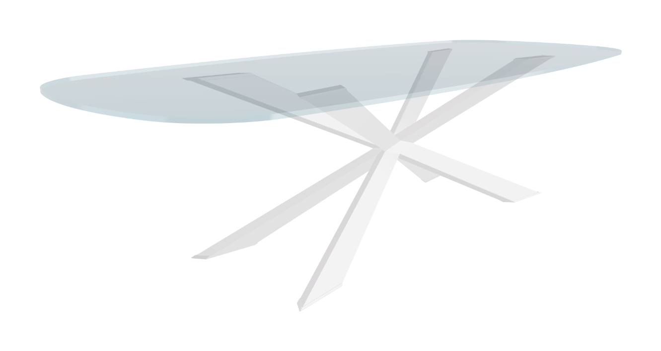 Cattelan Italia Spyder Glass Dining Table