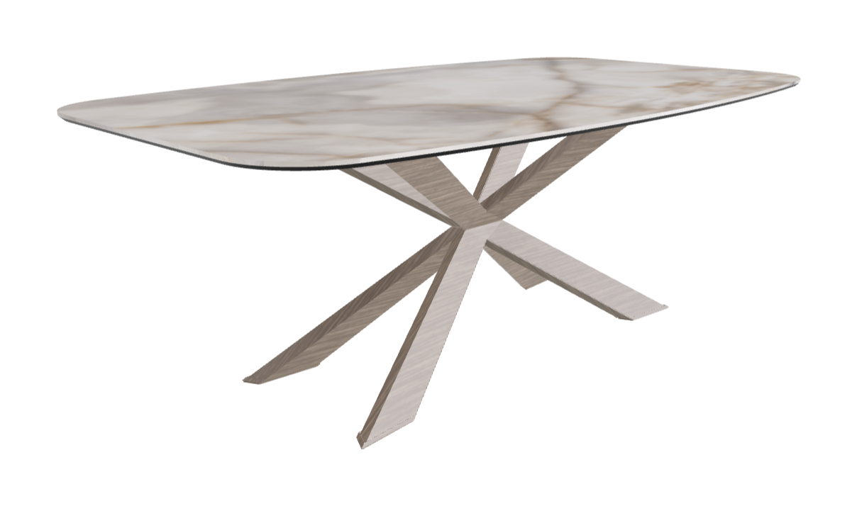 Cattelan Italia Spyder Keramik Barrel Shaped Dining Table