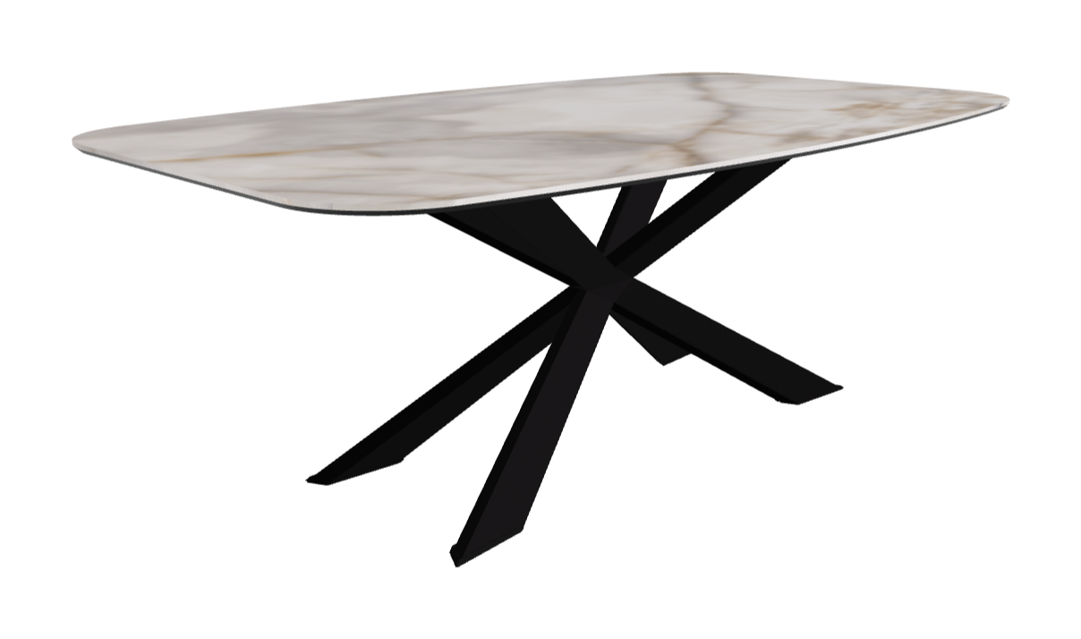 Cattelan Italia Spyder Keramik Barrel Shaped Dining Table