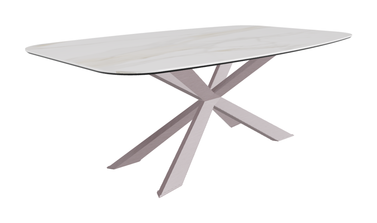 Cattelan Italia Spyder Keramik Barrel Shaped Dining Table