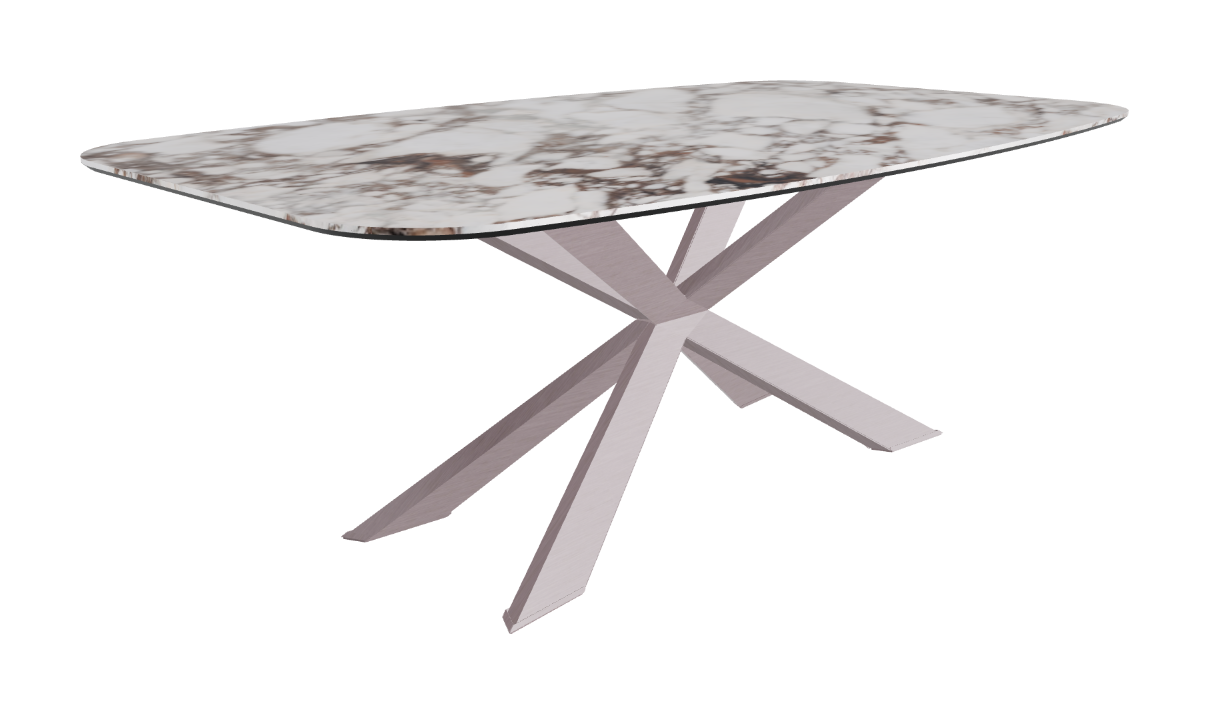Cattelan Italia Spyder Keramik Barrel Shaped Dining Table