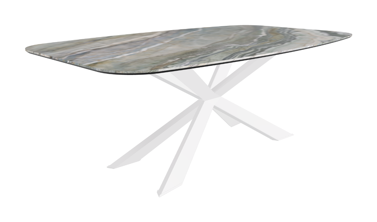 Cattelan Italia Spyder Keramik Barrel Shaped Dining Table