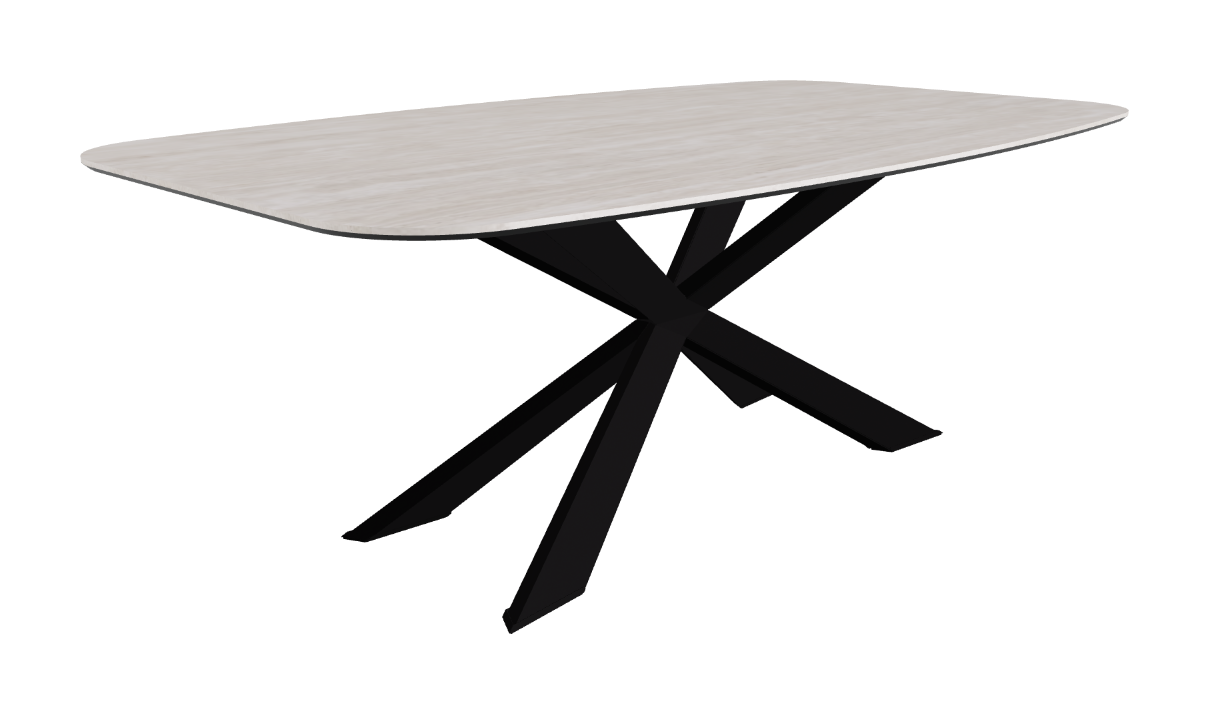 Cattelan Italia Spyder Keramik Barrel Shaped Dining Table