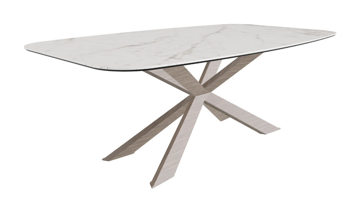 Cattelan Italia Spyder Keramik Barrel Shaped Dining Table