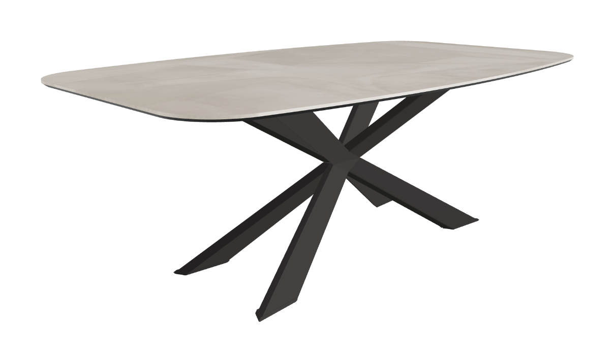 Cattelan Italia Spyder Keramik Barrel Shaped Dining Table