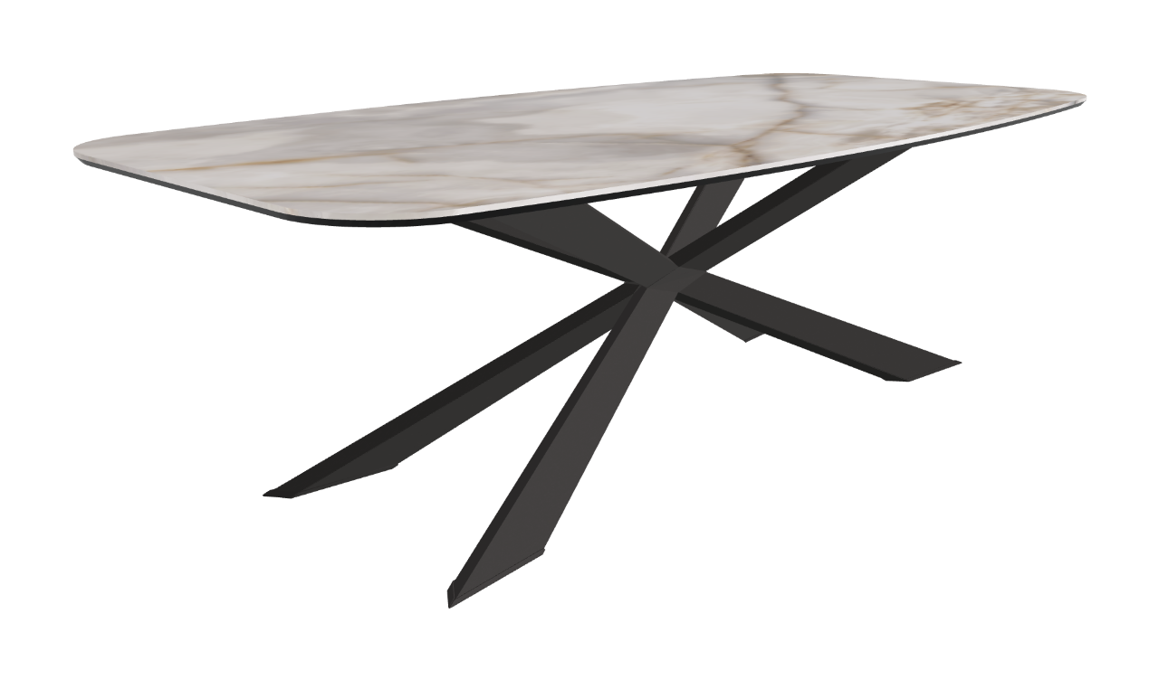 Cattelan Italia Spyder Keramik Barrel Shaped Dining Table