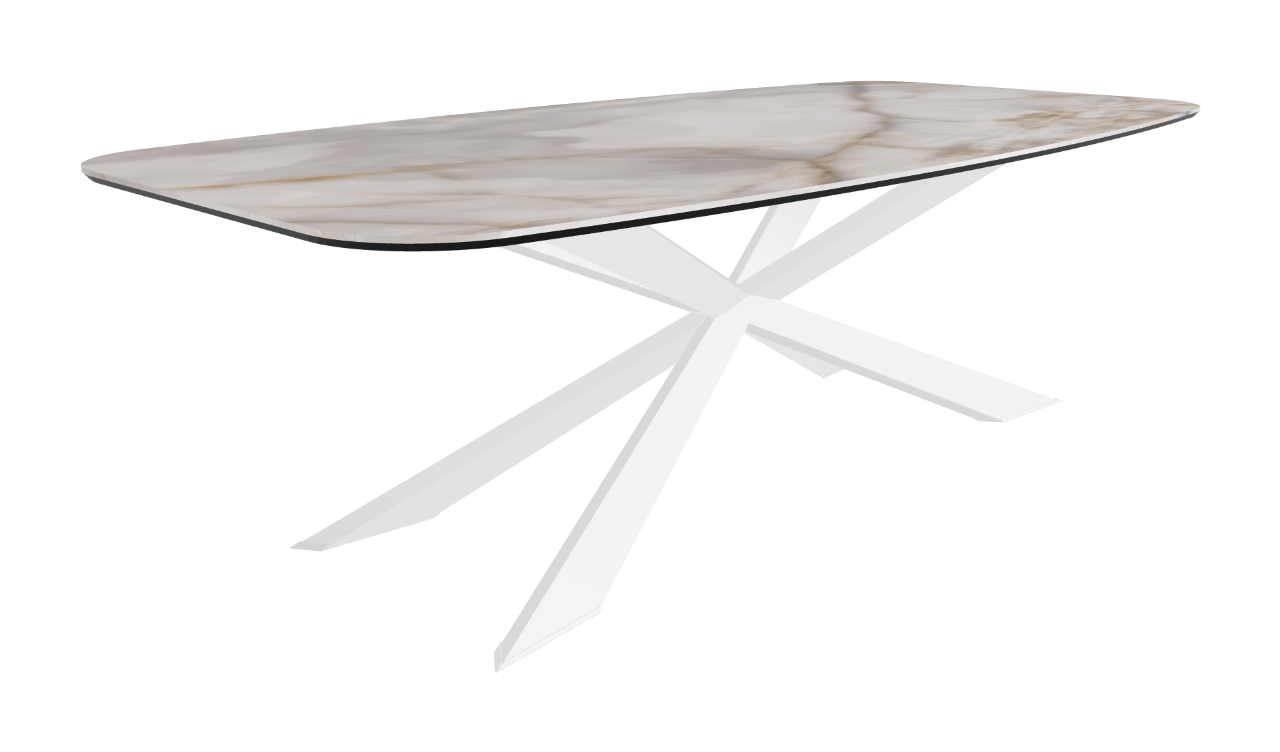 Cattelan Italia Spyder Keramik Barrel Shaped Dining Table