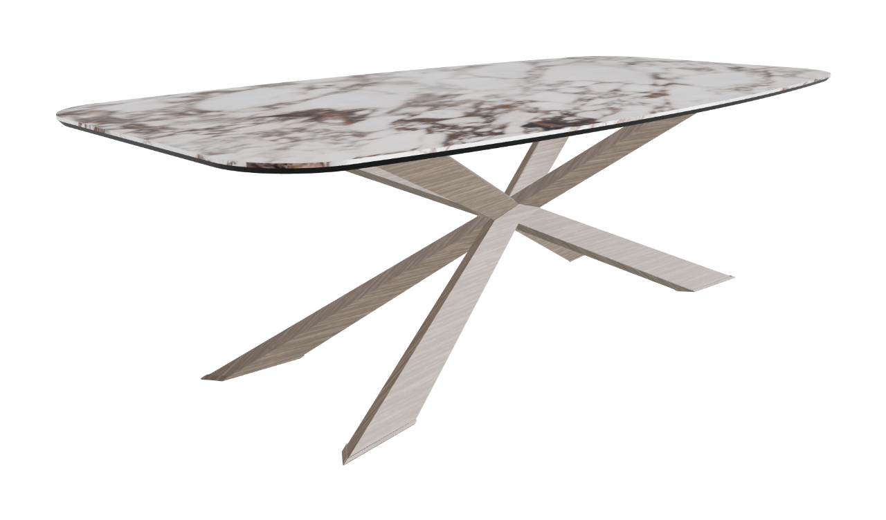 Cattelan Italia Spyder Keramik Barrel Shaped Dining Table