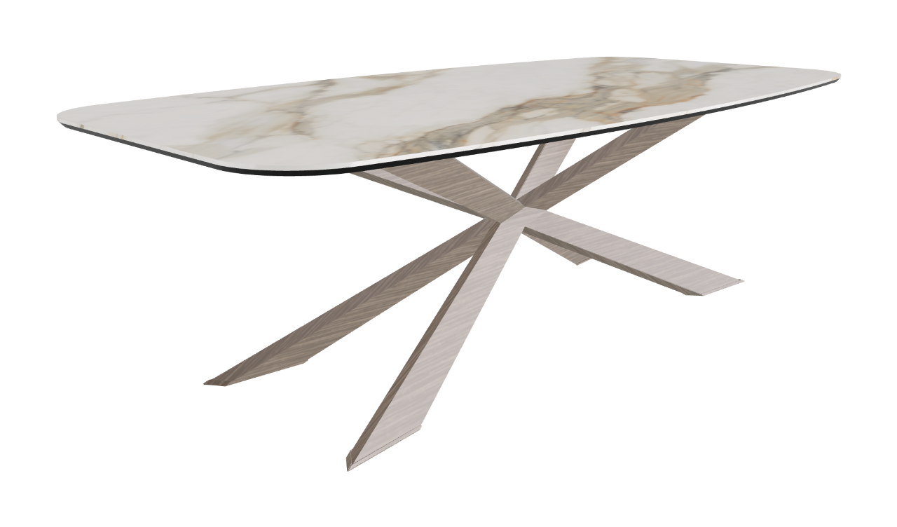 Cattelan Italia Spyder Keramik Barrel Shaped Dining Table