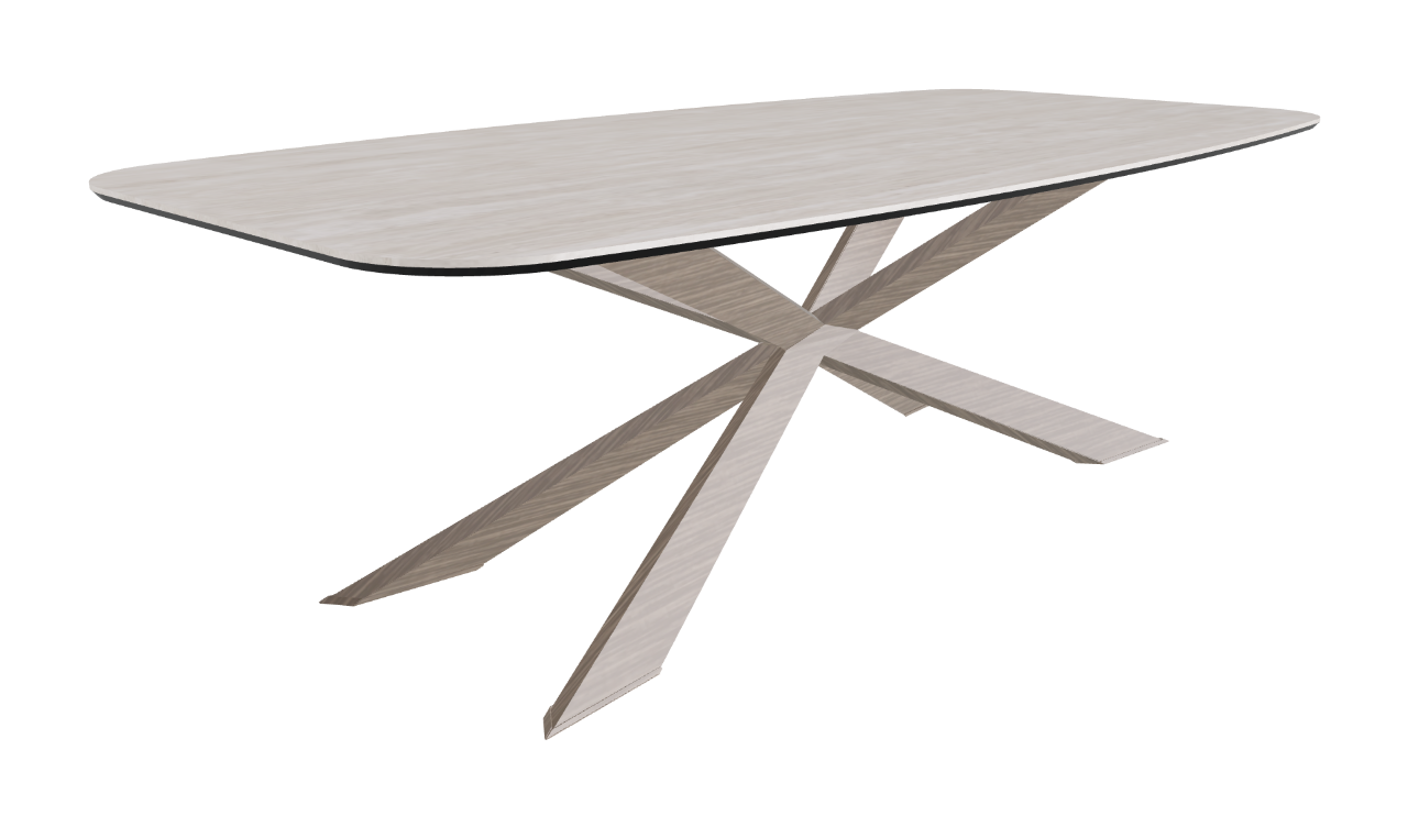 Cattelan Italia Spyder Keramik Barrel Shaped Dining Table