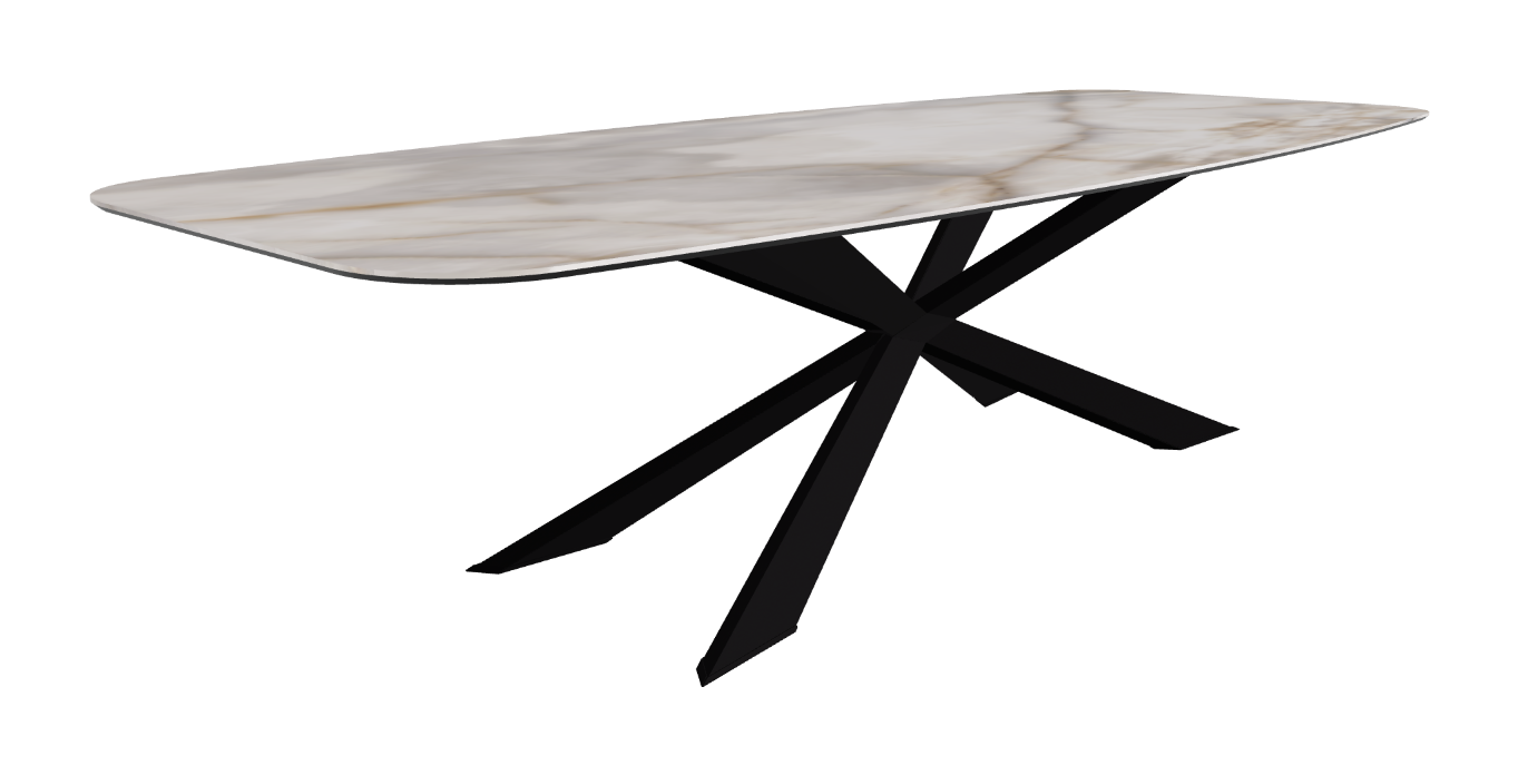 Cattelan Italia Spyder Keramik Barrel Shaped Dining Table