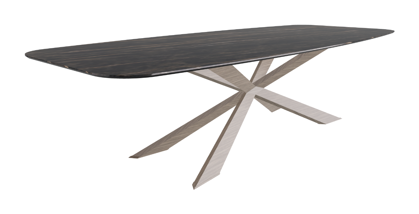 Cattelan Italia Spyder Keramik Barrel Shaped Dining Table