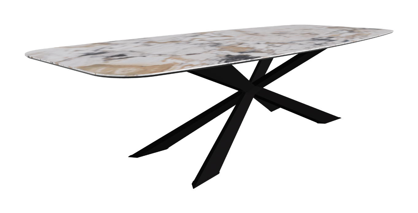 Cattelan Italia Spyder Keramik Barrel Shaped Dining Table
