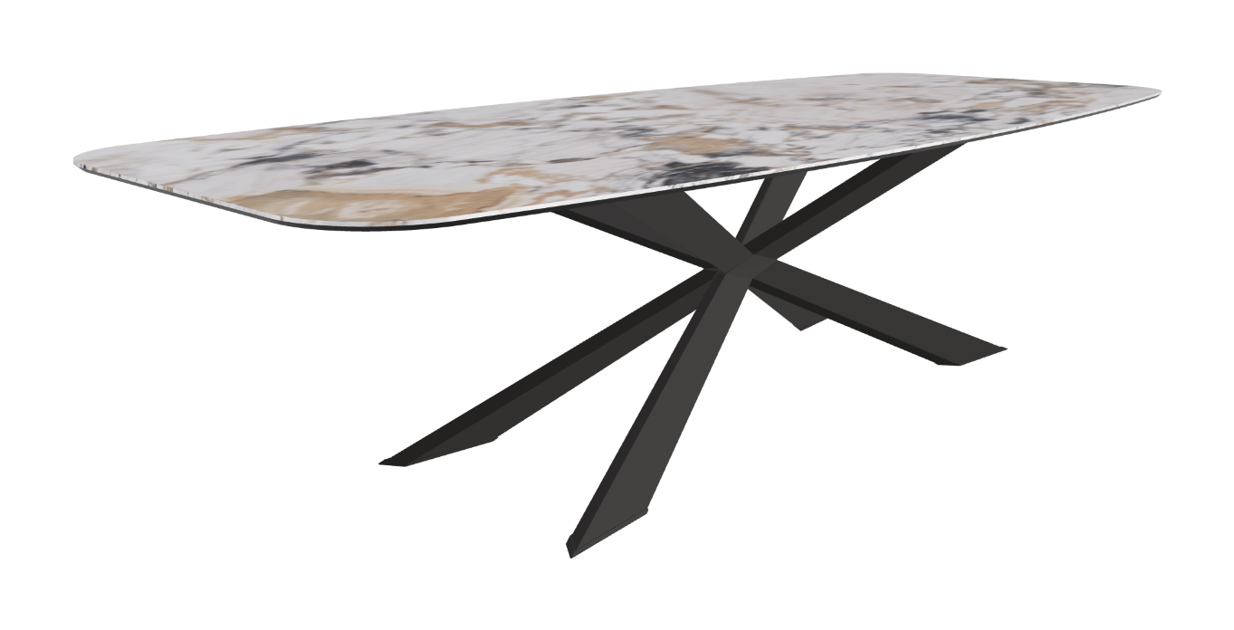 Cattelan Italia Spyder Keramik Barrel Shaped Dining Table