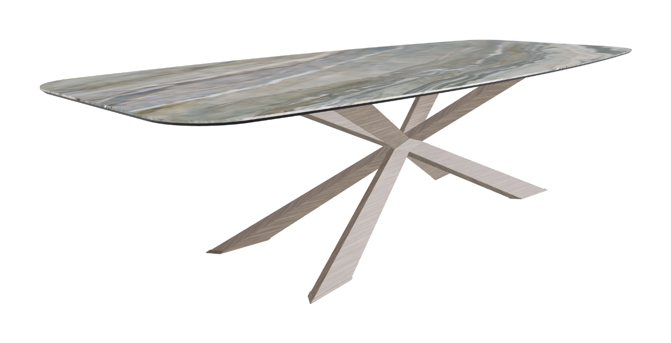 Cattelan Italia Spyder Keramik Barrel Shaped Dining Table