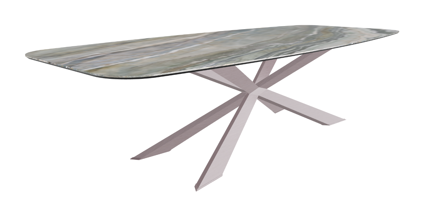 Cattelan Italia Spyder Keramik Barrel Shaped Dining Table