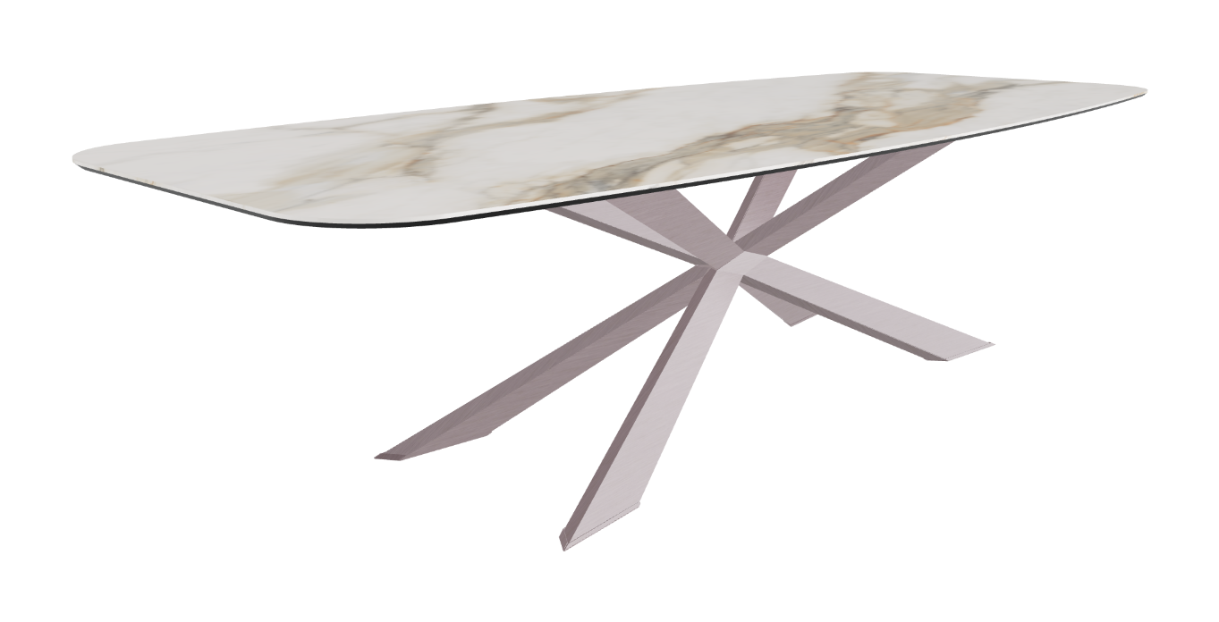Cattelan Italia Spyder Keramik Barrel Shaped Dining Table