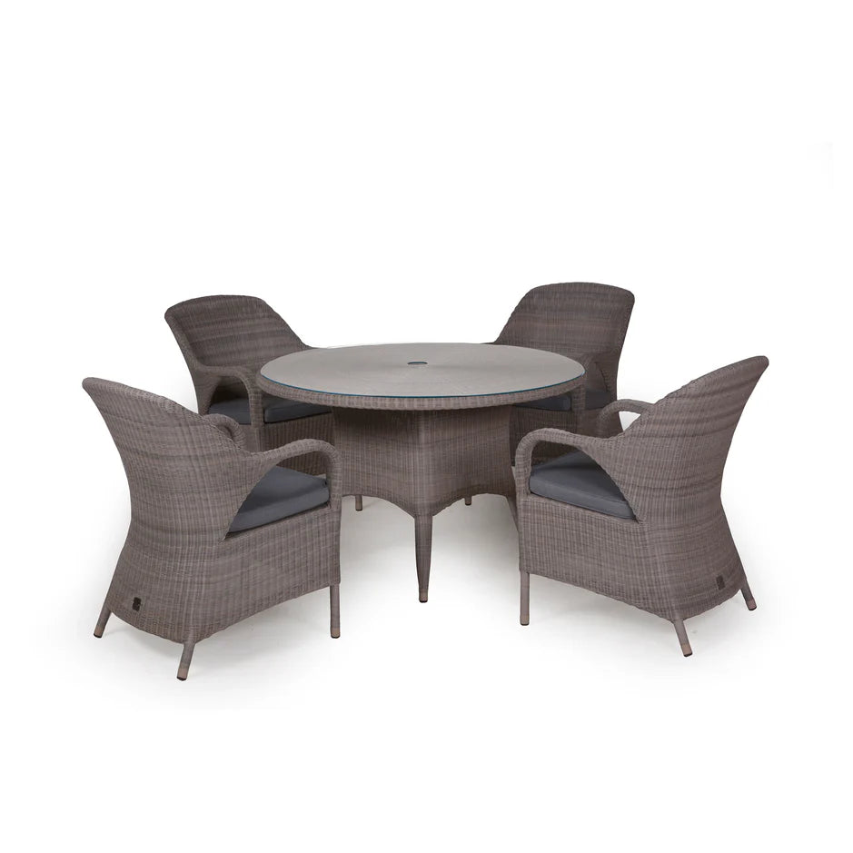 Ex Display | 4 Season Outdoor Victoria Dining Table Ø 120 Cm - 65% Off