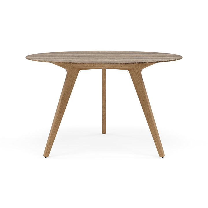 Manutti Torsa Counter Height Round Dining Table With 148 cm Width and 91 cm Height