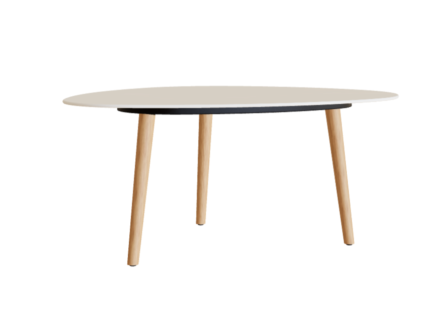 Royal Botania Styletto Low Dining Table 150 x 67